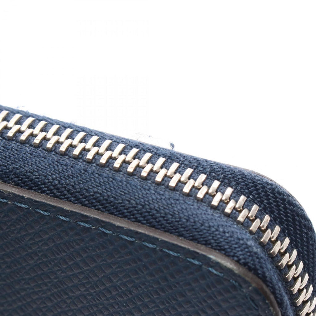 Louis Vuitton Navy Leather Long Wallet