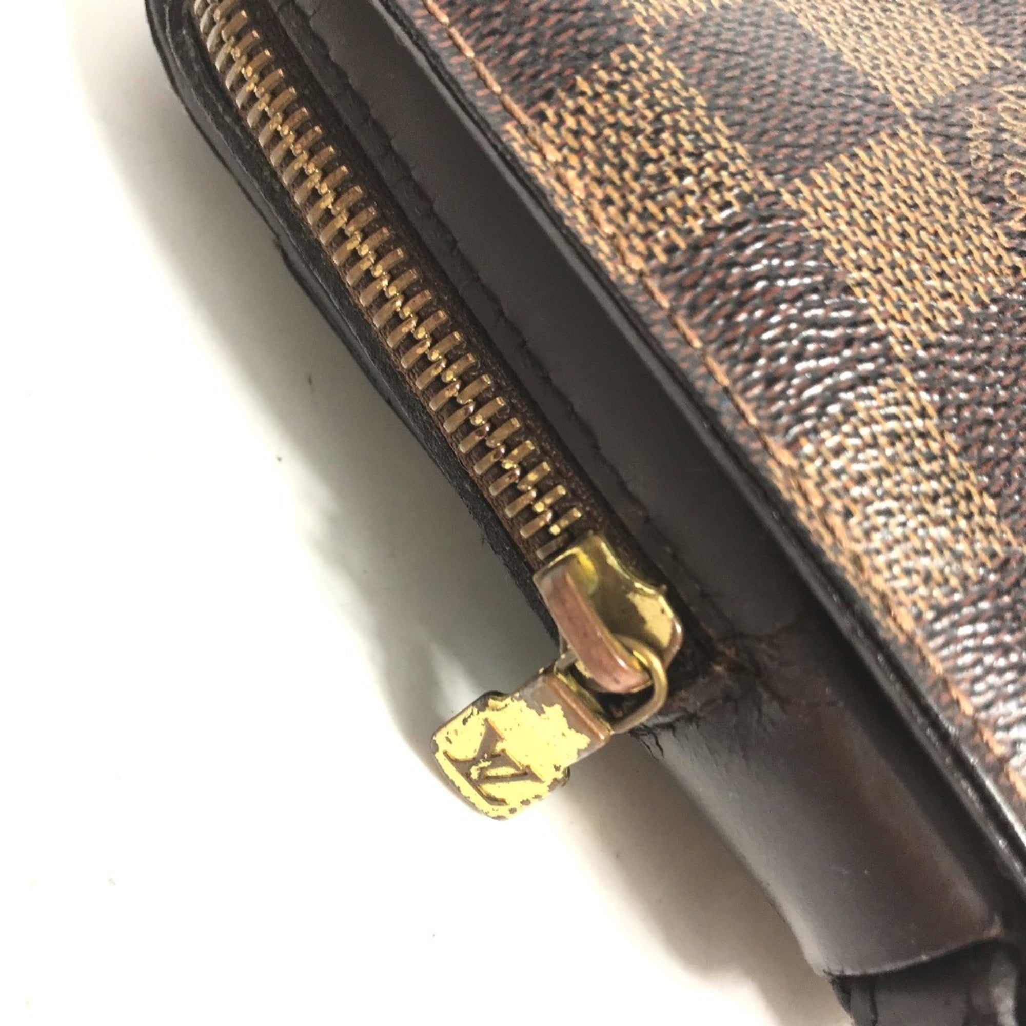 Louis Vuitton Brown Damier Canvas Ebene Damier Canvas Clutch Bag Pouch