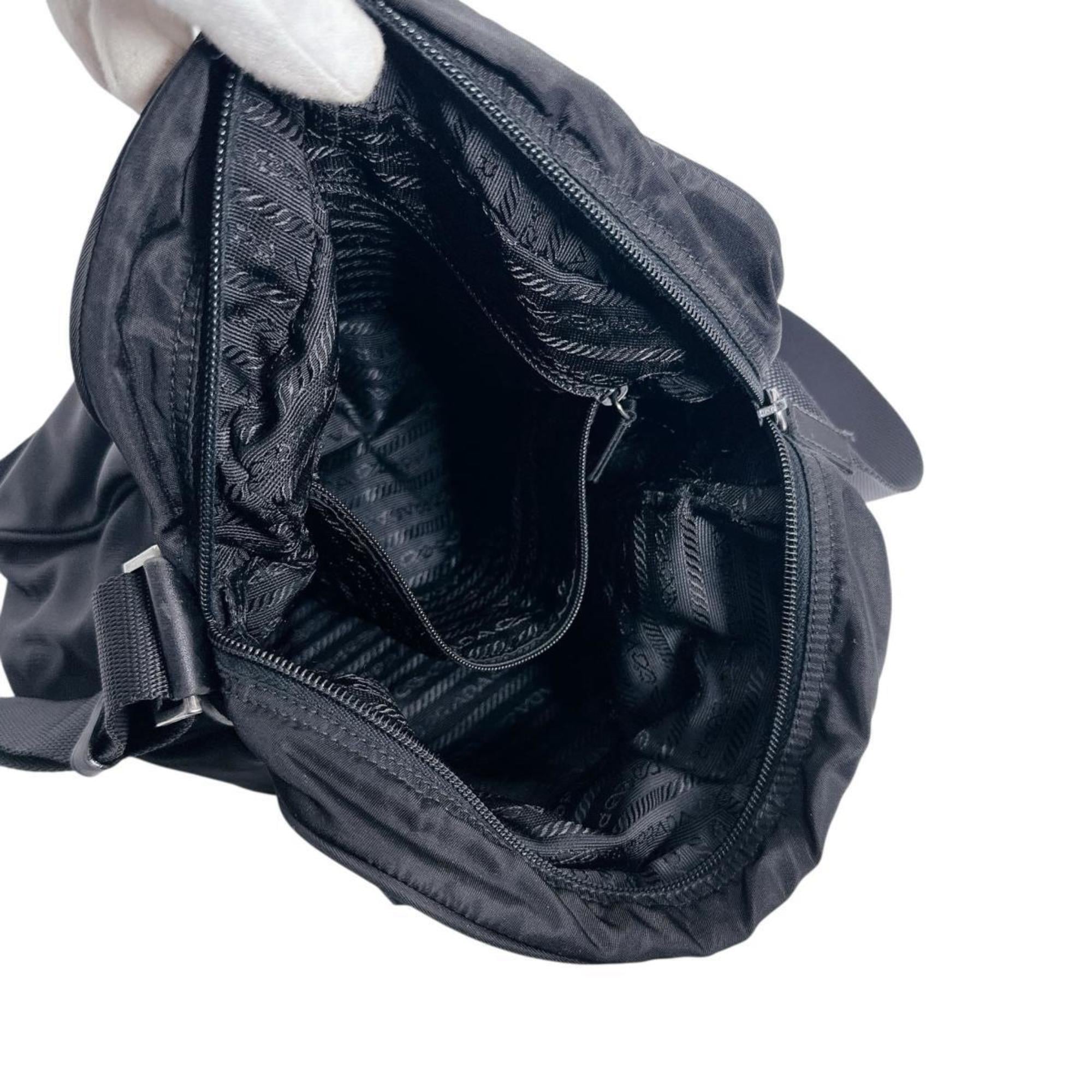 Prada Black Nylon Shoulder Bag Sling Bag