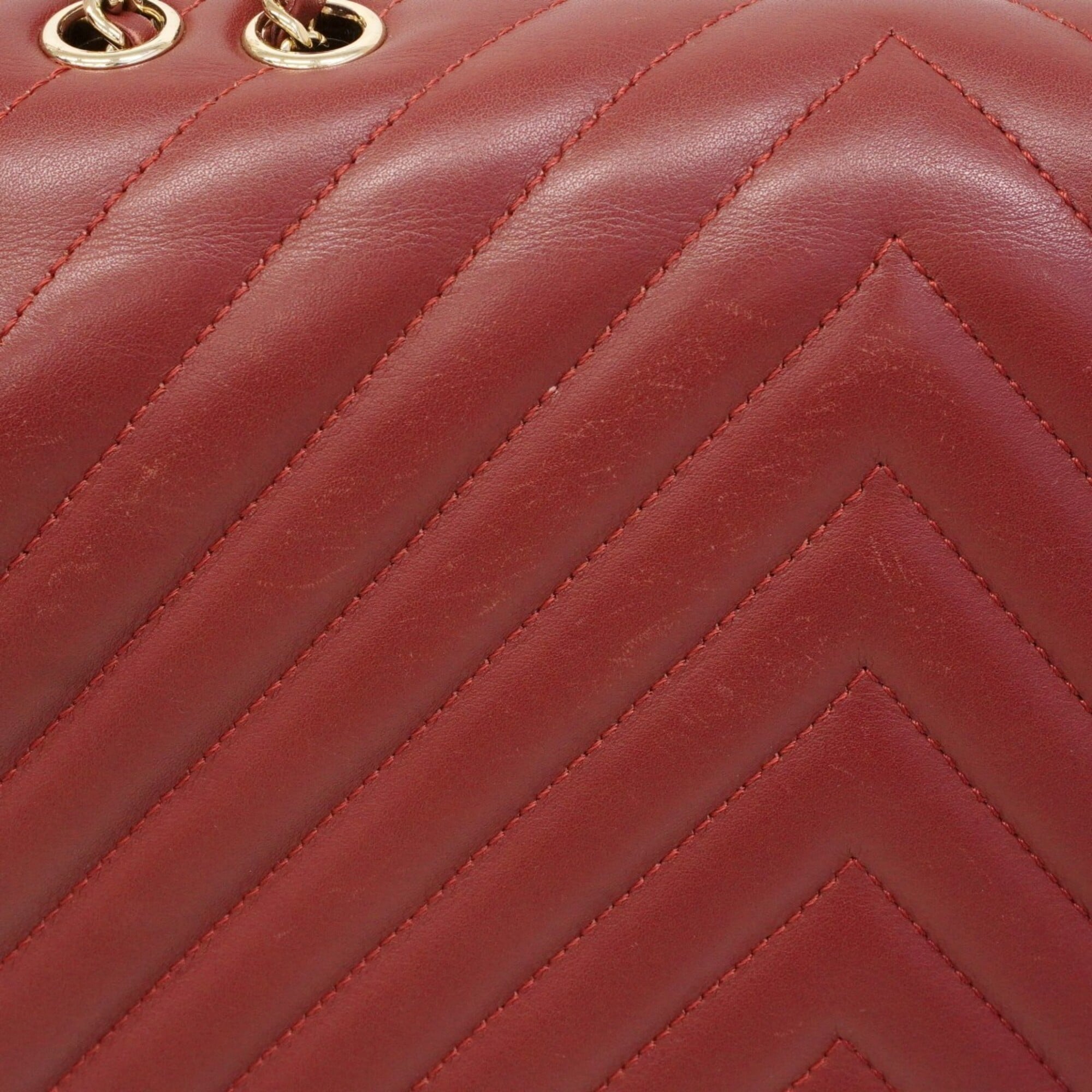 Chanel Bordeaux Leather Shoulder Bag