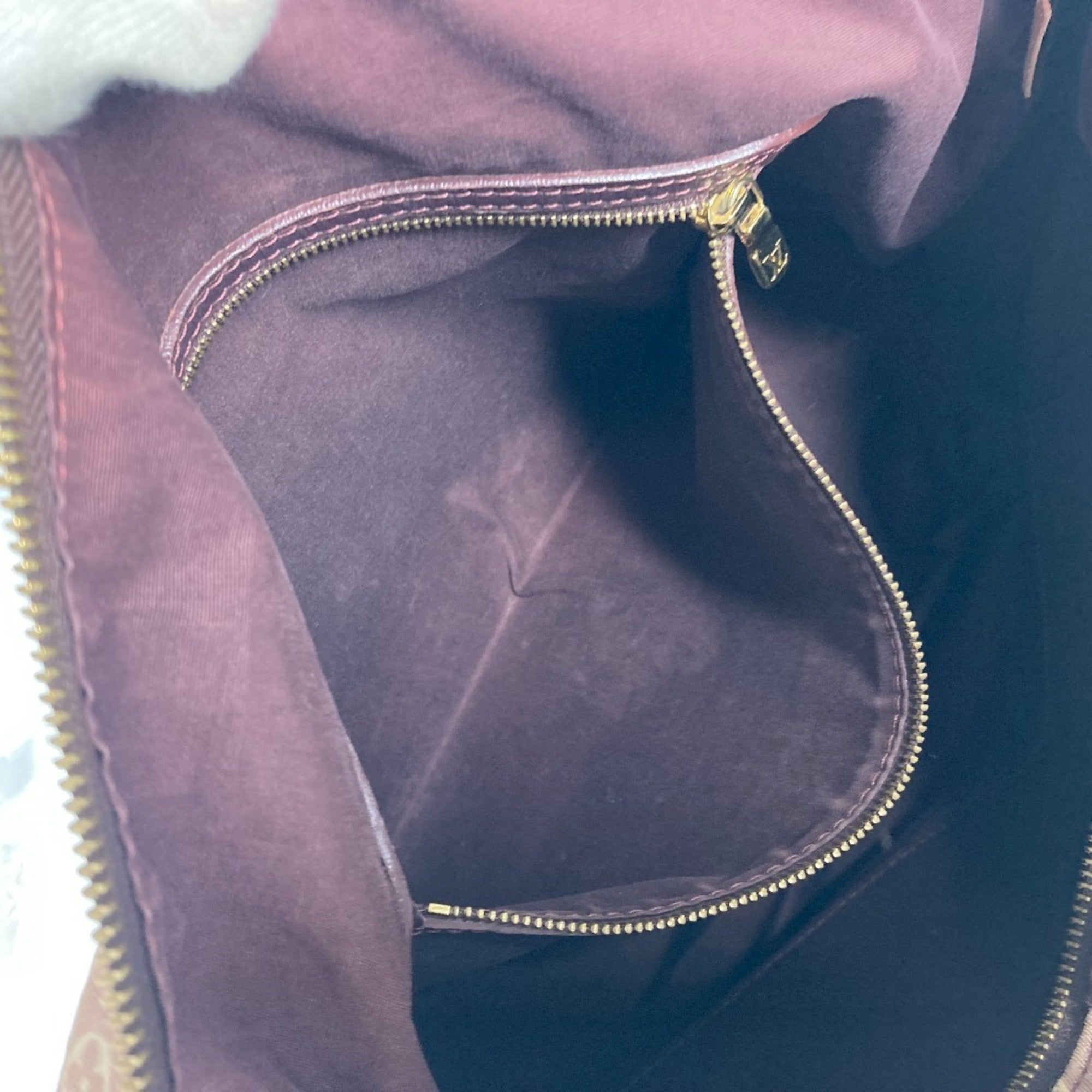 Louis Vuitton Red Color Sepia Monogram Idylle Shoulder Bag Tote Bag
