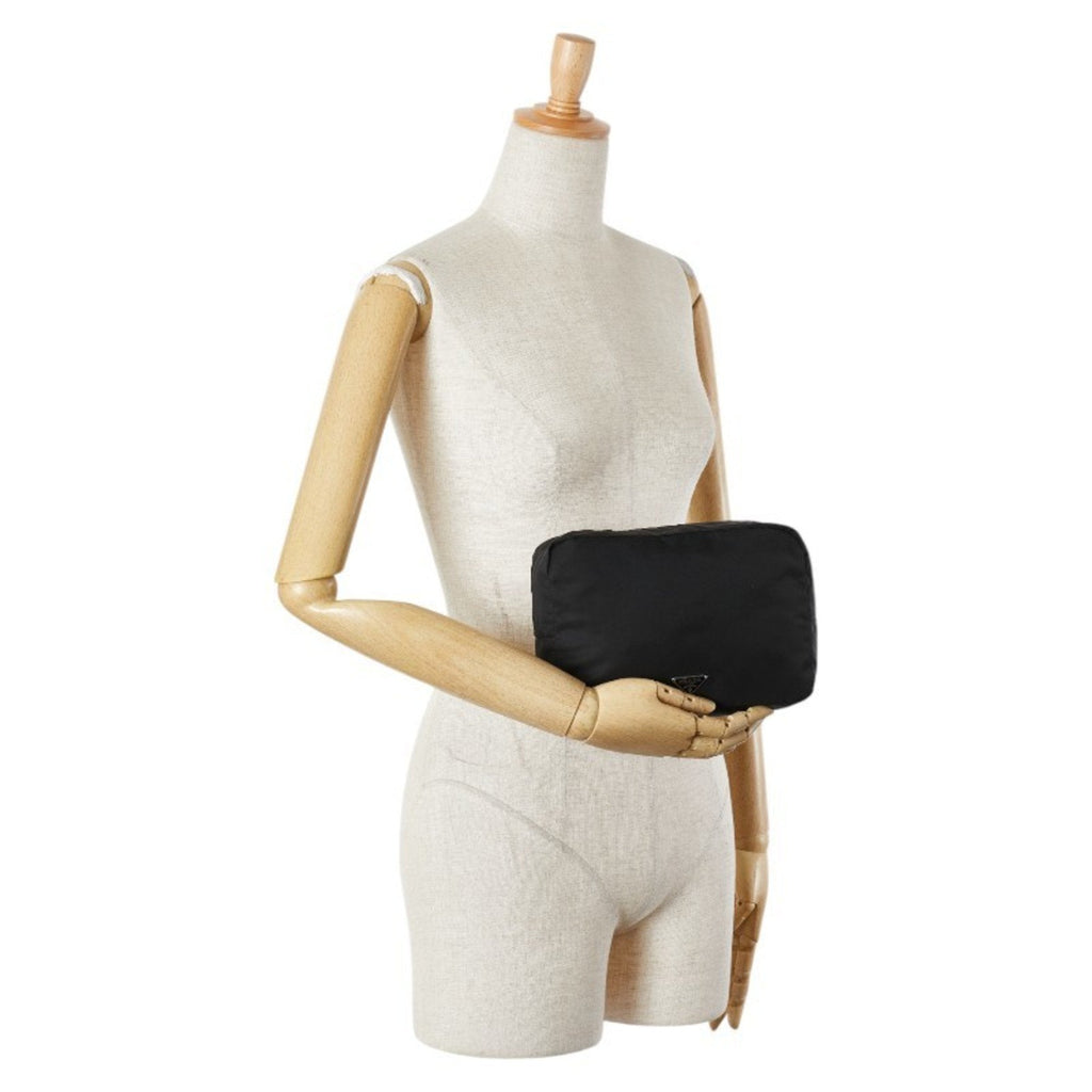 Prada Black Nylon Pouch