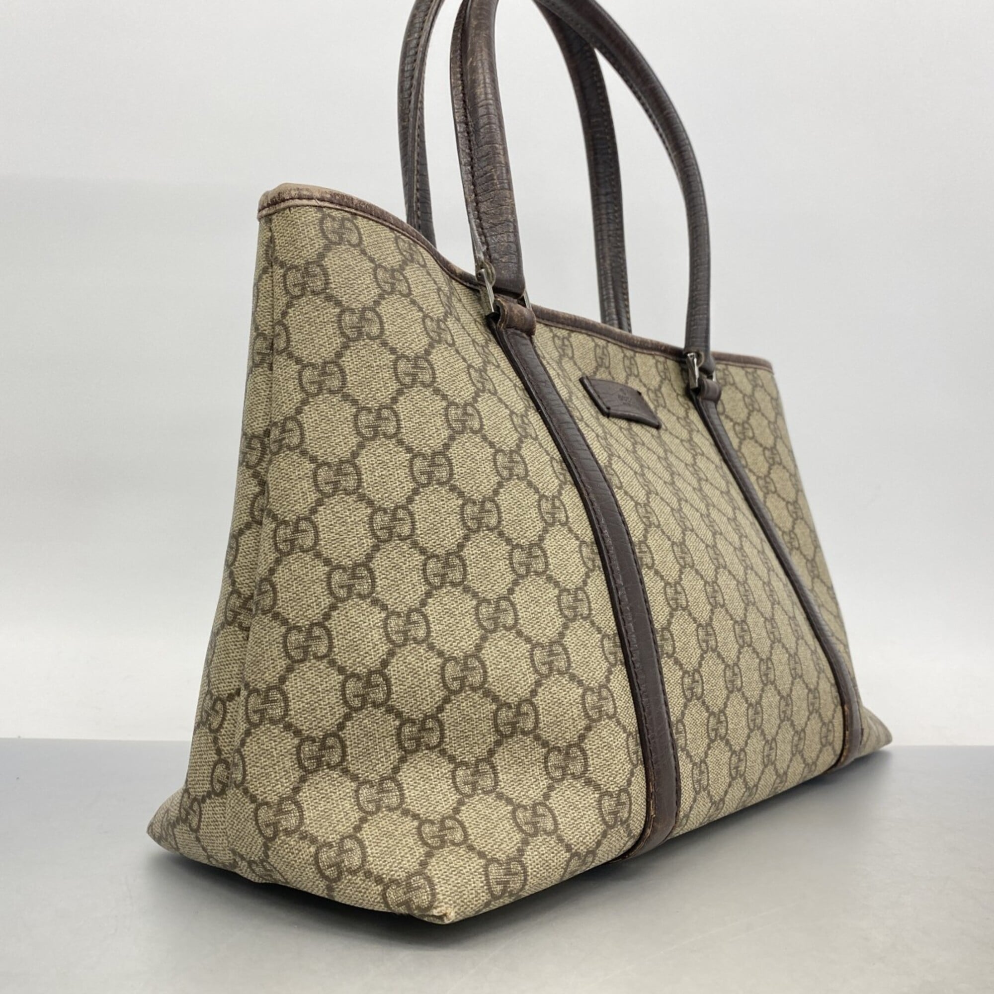 Gucci Brown Pvc Tote Bag (Pre-Owned)