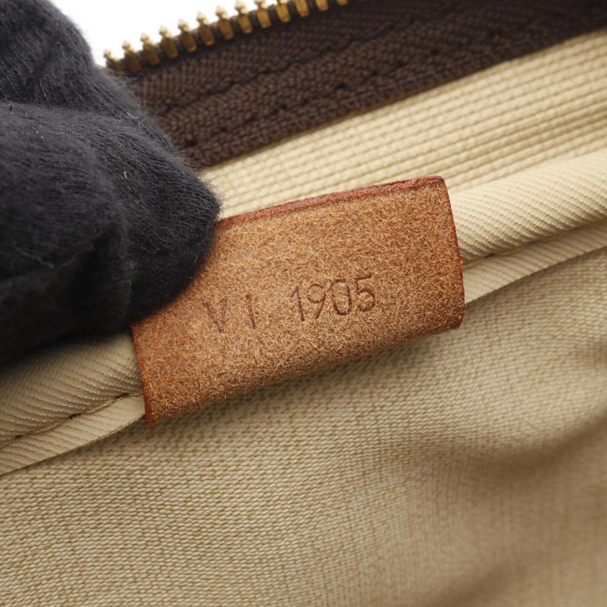 Louis Vuitton Brown Monogram Coated Canvas Handbag