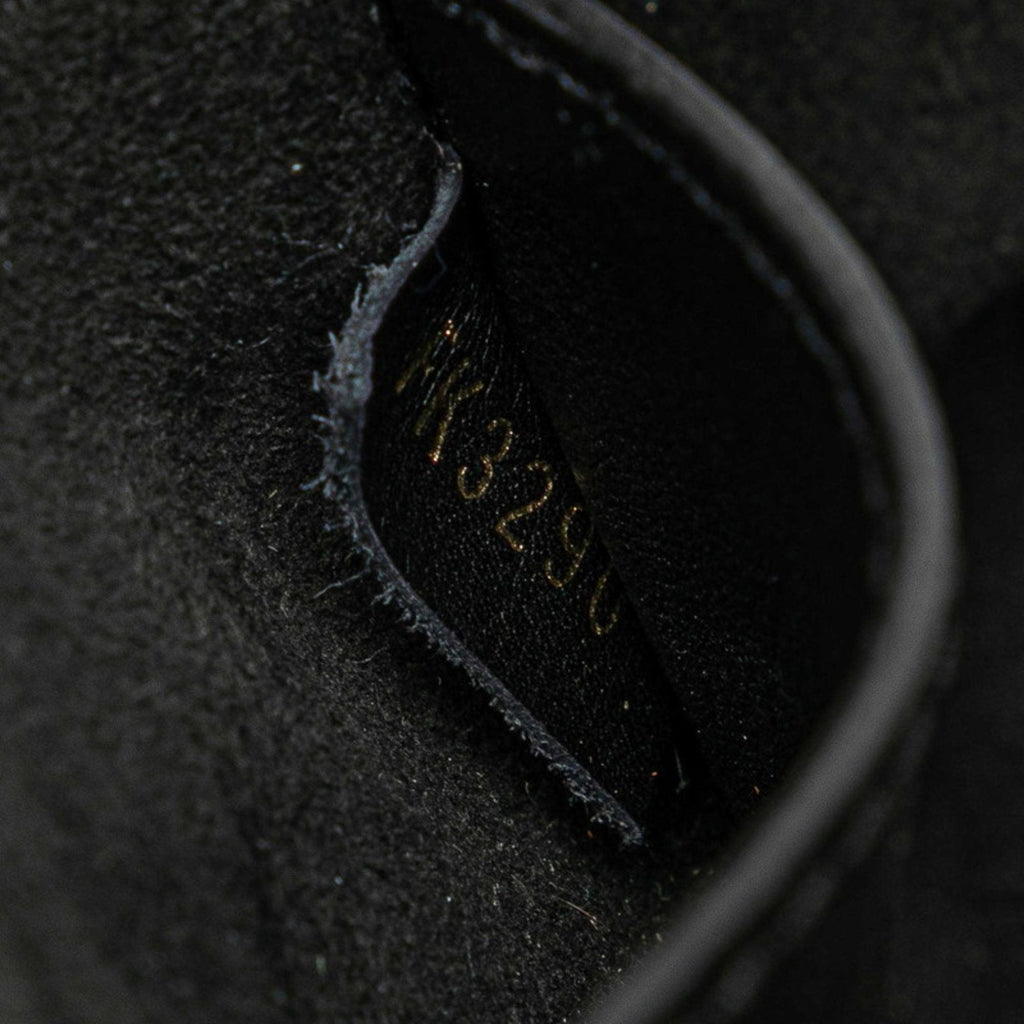 Louis Vuitton Black Noir Leather Pochette Shoulder Bag