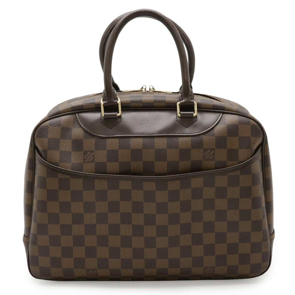 Louis Vuitton Brown Damier Canvas Pvc Handbag