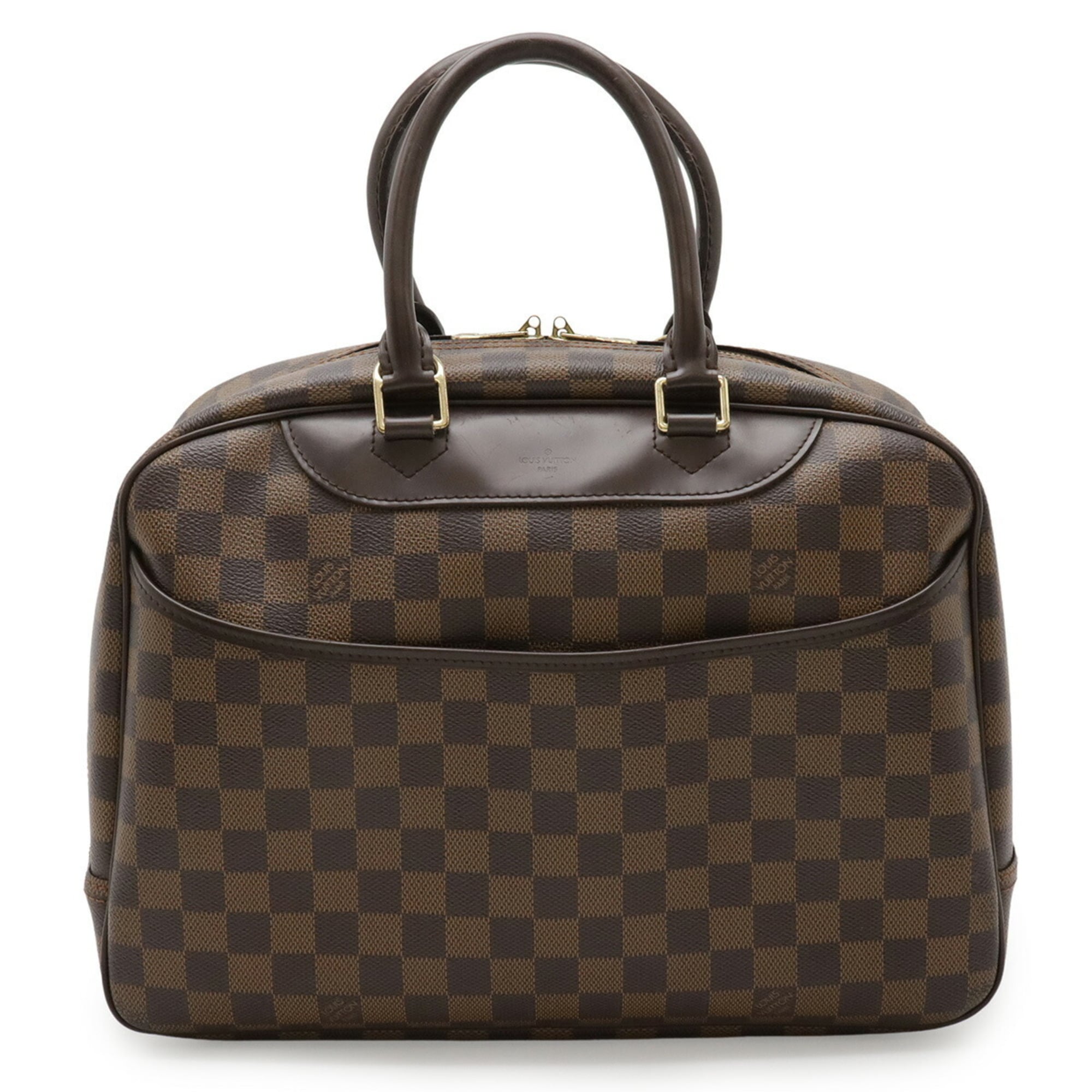 Louis Vuitton Brown Damier Canvas Pvc Handbag