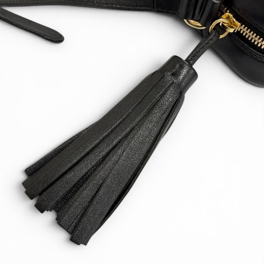 Gucci Black Leather Shoulder Bag (Pre-Owned)