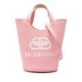 Balenciaga Pink Canvas Handbag Shoulder
