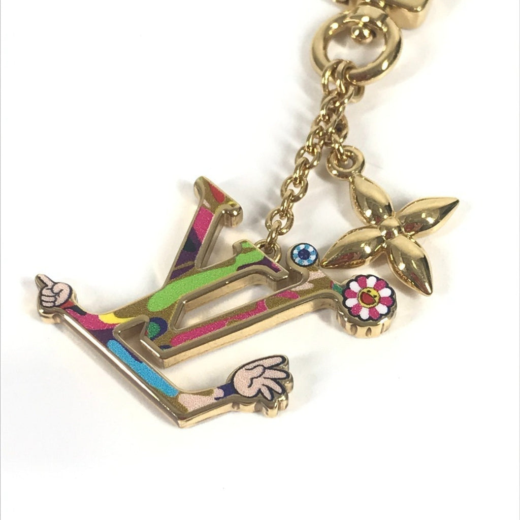 Louis Vuitton Gold Multi-Color Metal Necklace