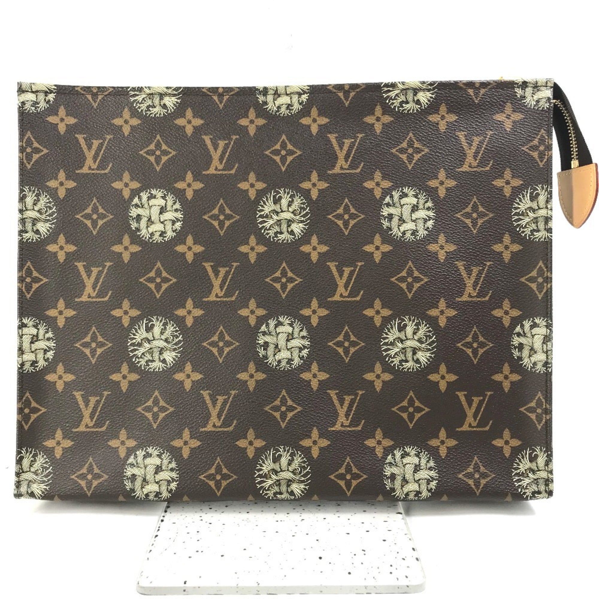 Louis Vuitton Brown Monogram Clutch Bag Pochette