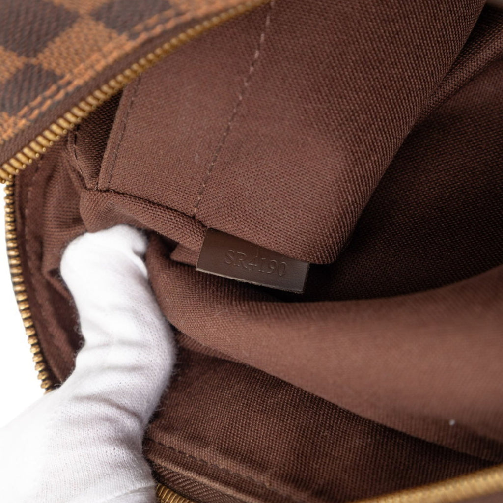Louis Vuitton Brown Damier Canvas Ebene Leather Pvc Messenger Bag