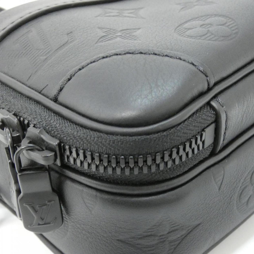 Louis Vuitton Black Leather Shoulder Bag