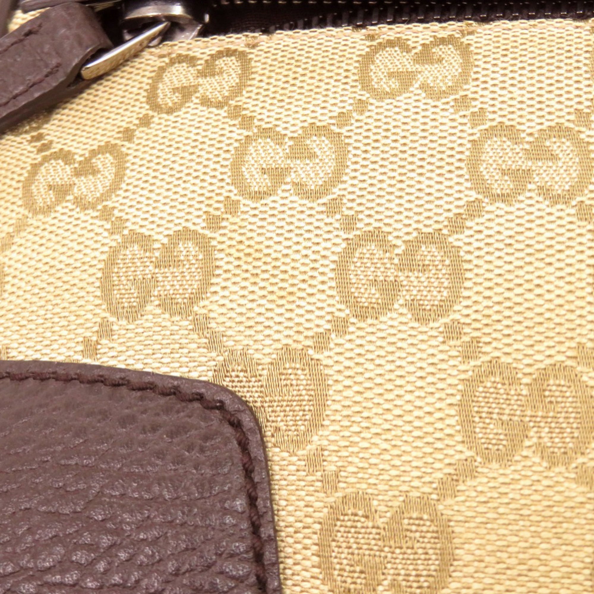 Gucci Beige Gg Canvas Sling Bag (Pre-Owned)