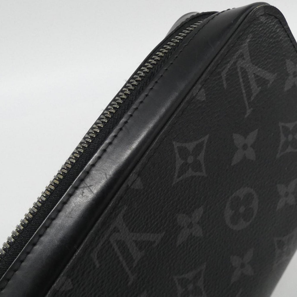Louis Vuitton Black Coated Canvas Long Wallet