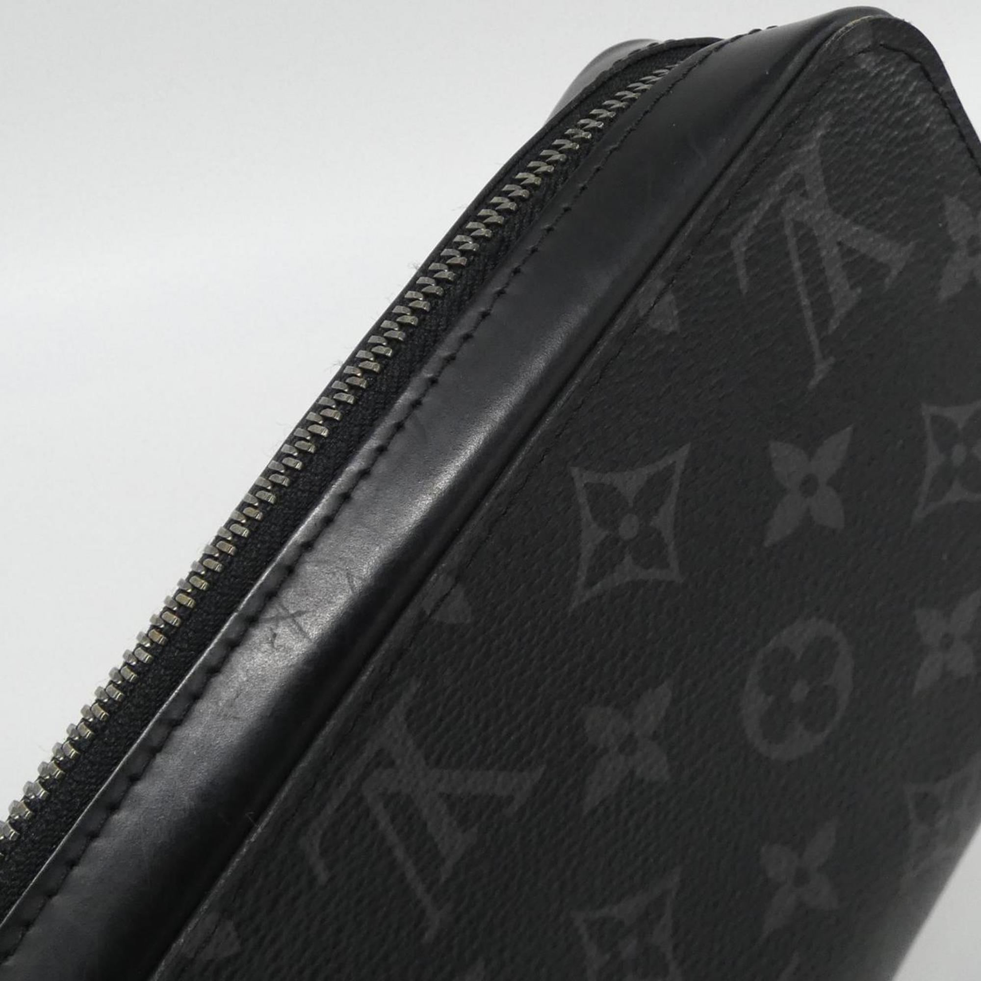 Louis Vuitton Black Coated Canvas Long Wallet
