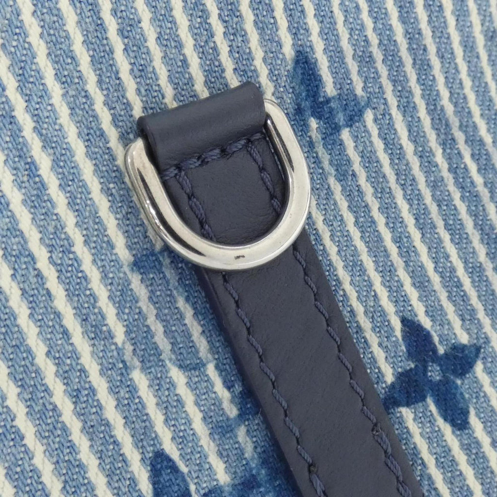 Louis Vuitton Navy Canvas Pochette Shoulder Bag