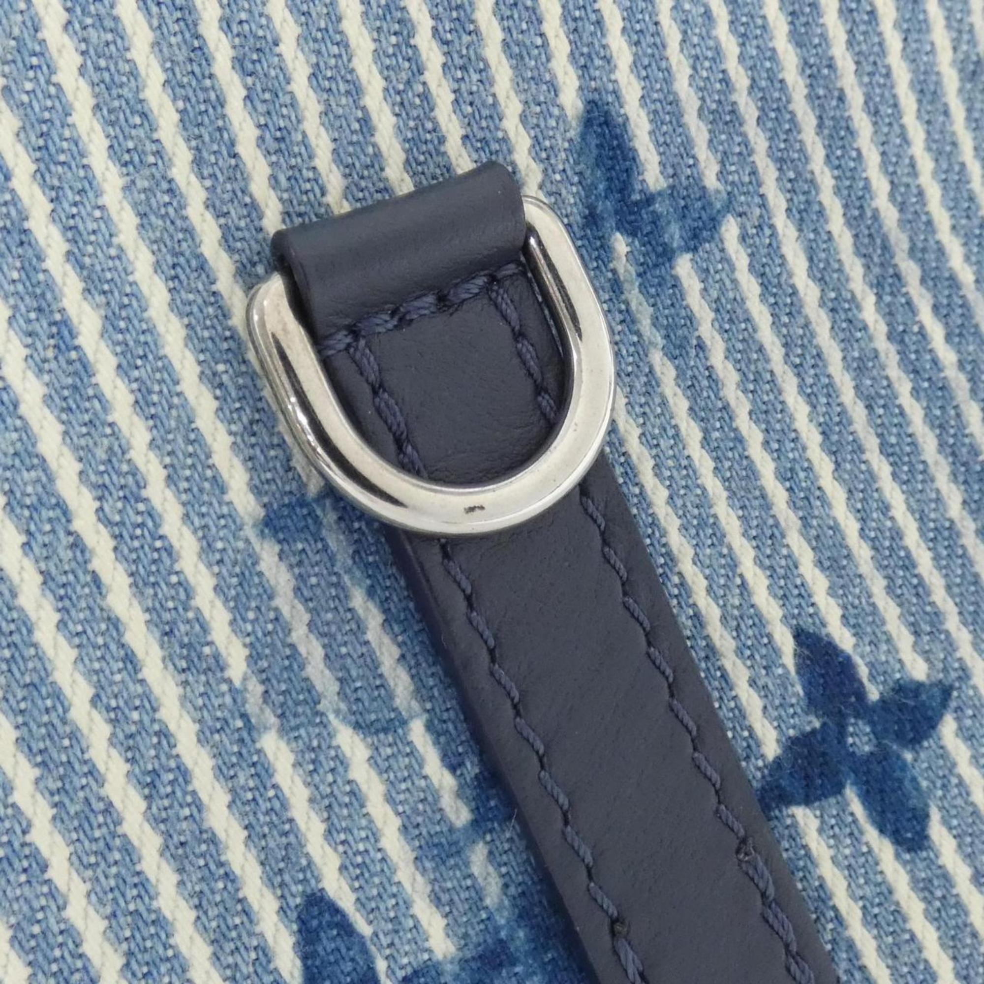 Louis Vuitton Navy Canvas Pochette Shoulder Bag