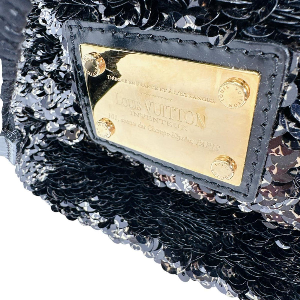Louis Vuitton Black Spangles Handbag