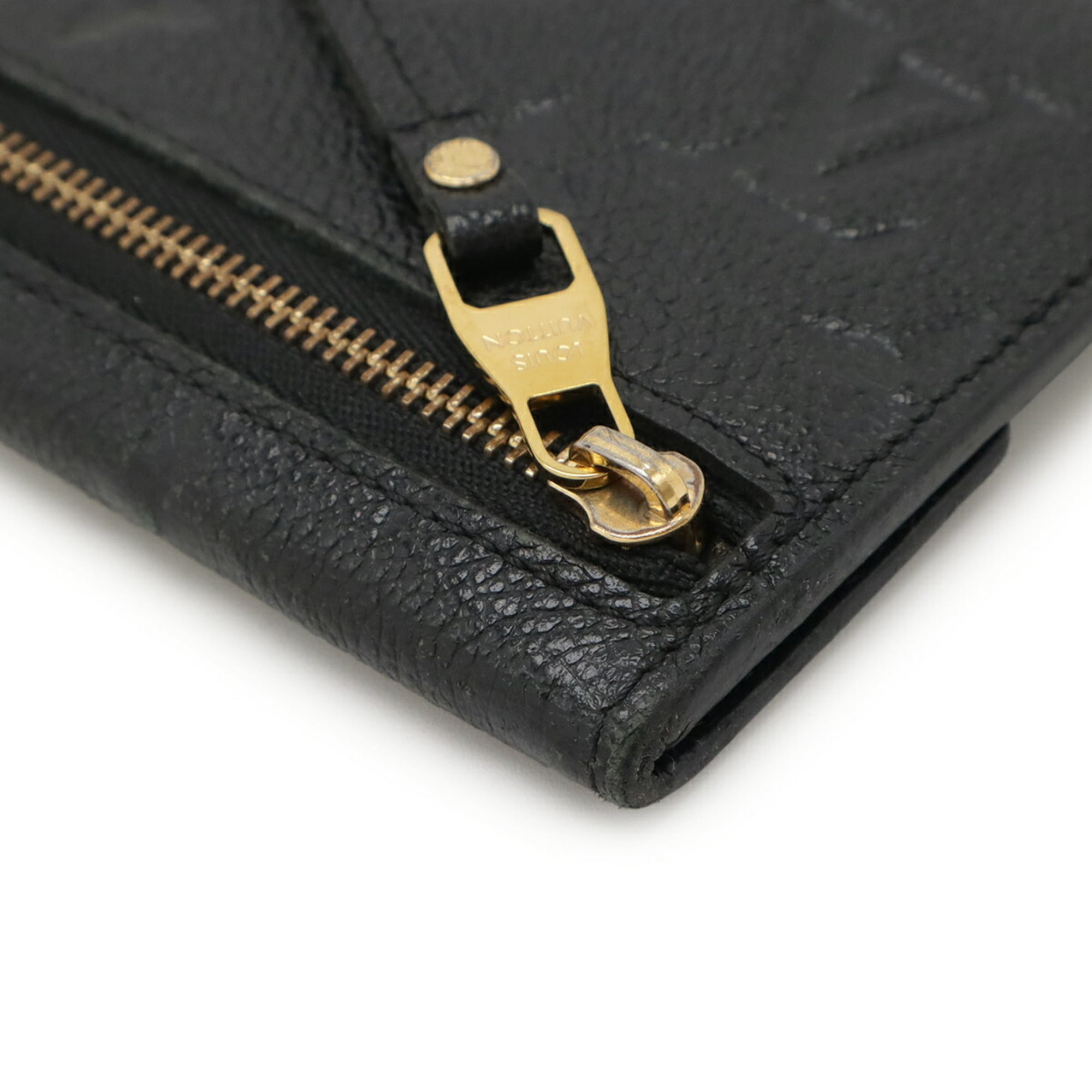 Louis Vuitton Monogram Empreinte Black Noir Monogram Empreinte Coin Purse/Coin Case