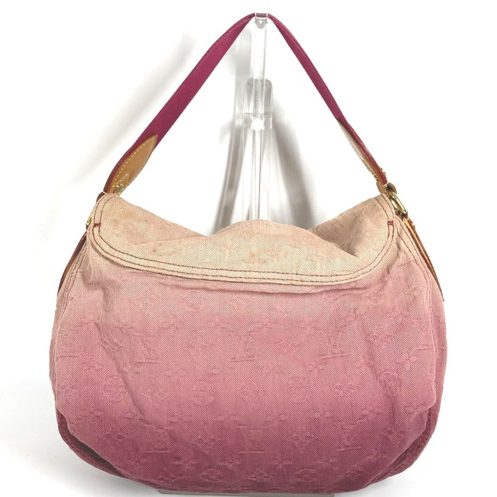 Louis Vuitton Monogram Denim Pink Rouge Fauviste Monogram Denim Shoulder Bag