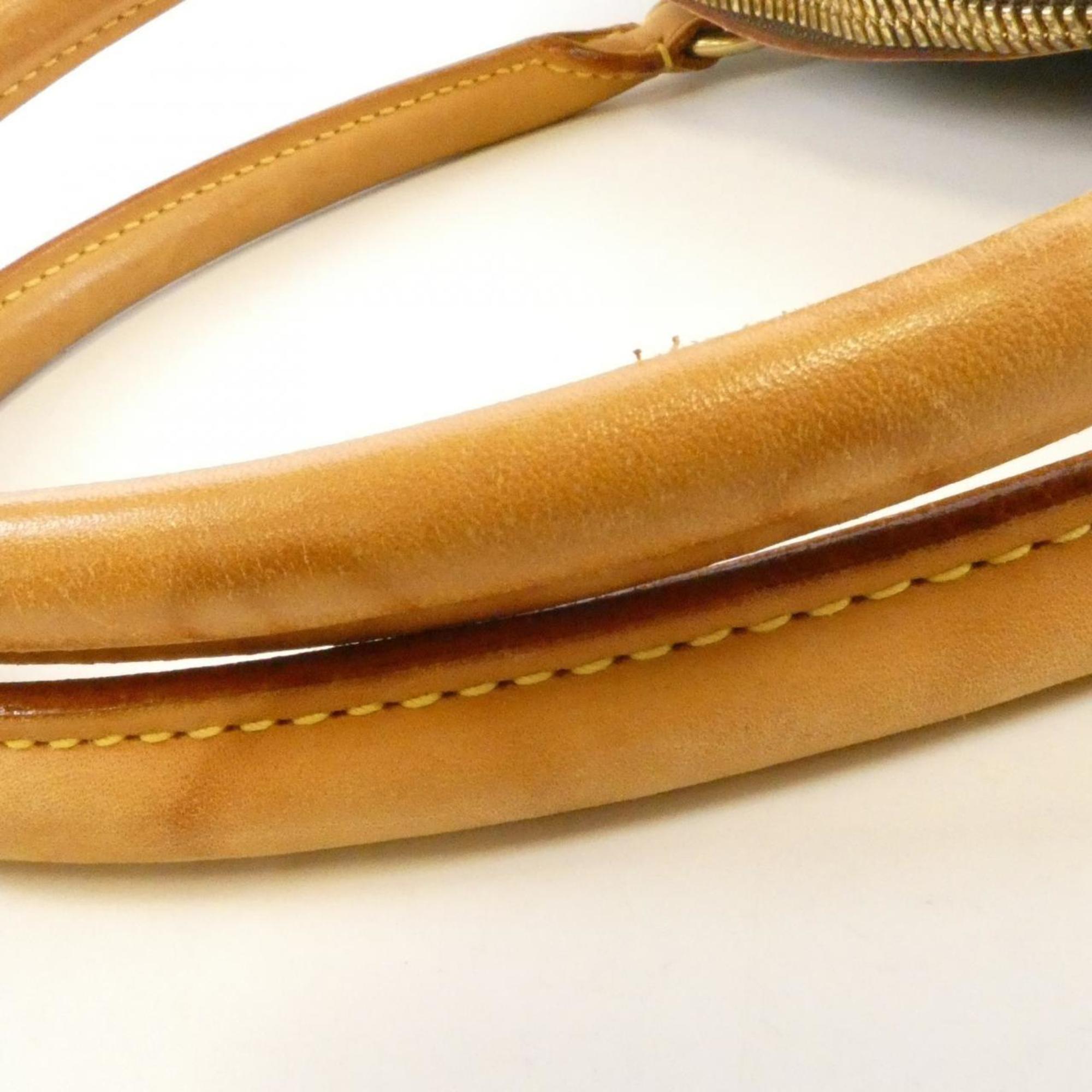Louis Vuitton Brown Coated Canvas Handbag