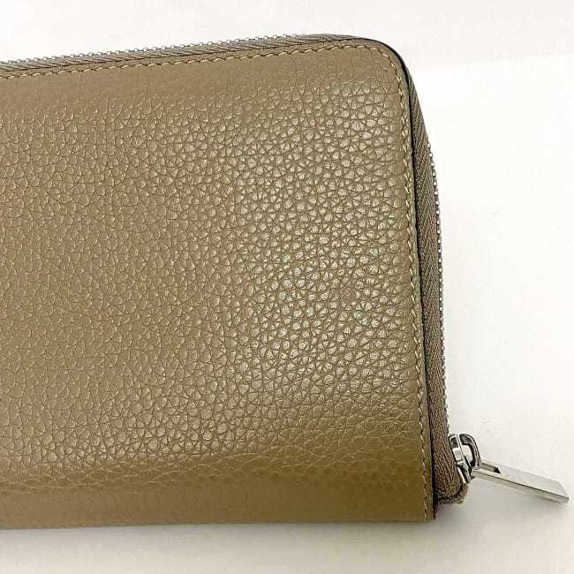 Celine Beige Leather Wallet (Bi-Fold)