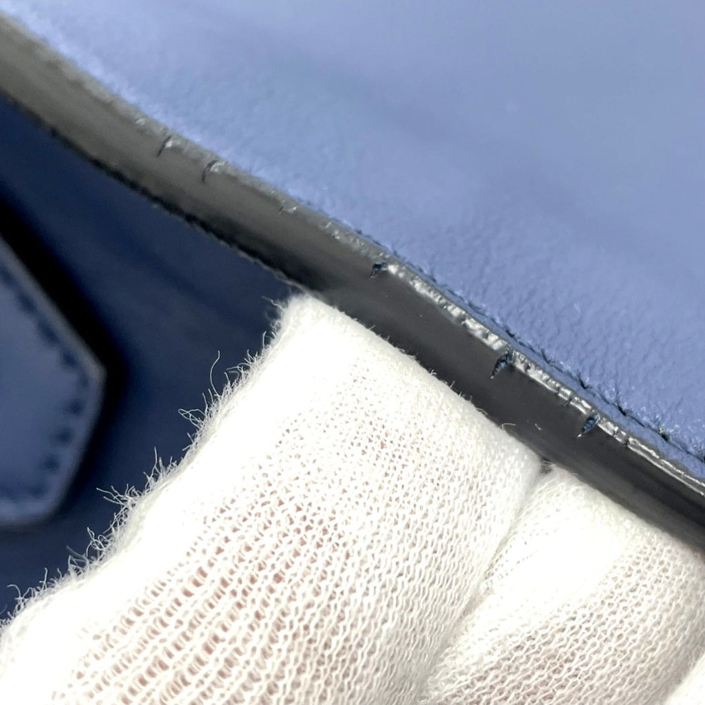 Fendi Navy Leather Briefcase
