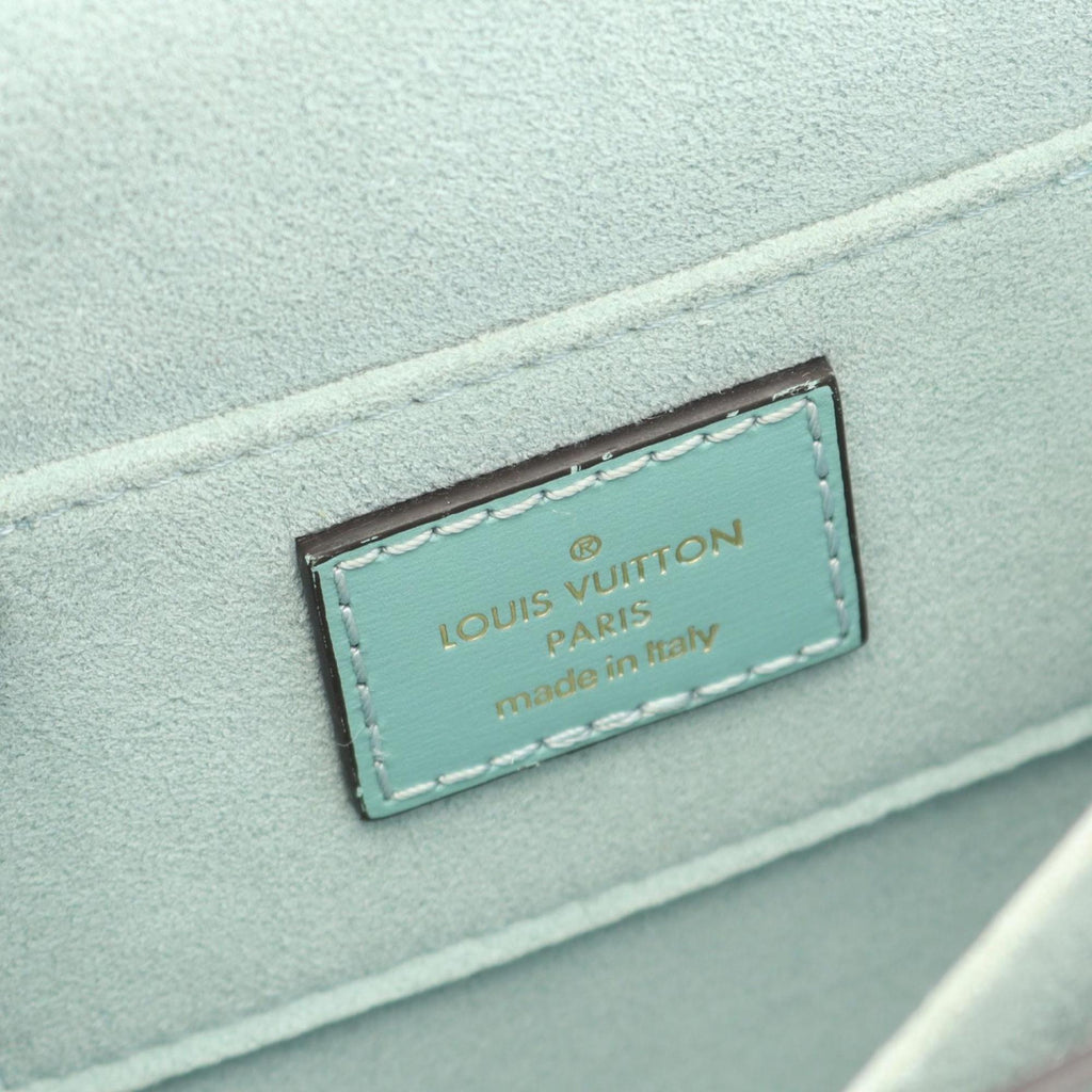 Louis Vuitton Green Leather Shoulder Bag