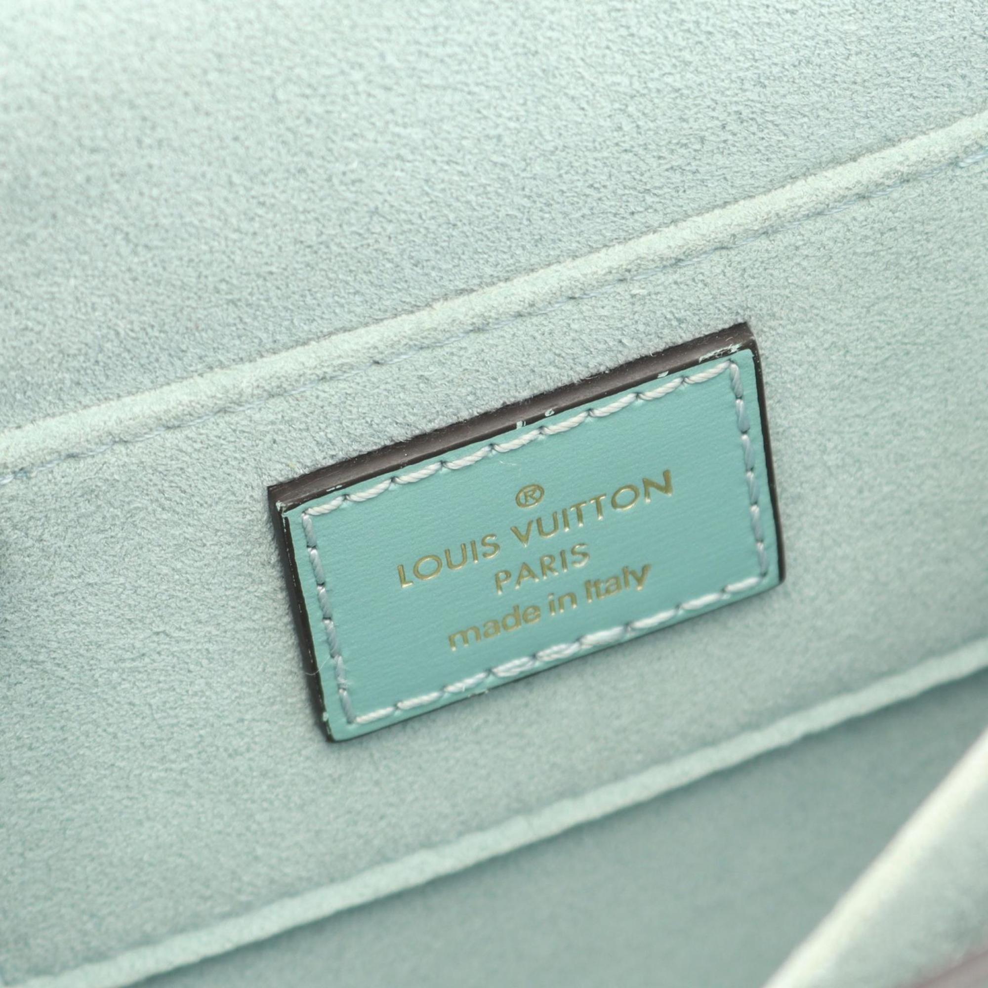 Louis Vuitton Green Leather Shoulder Bag