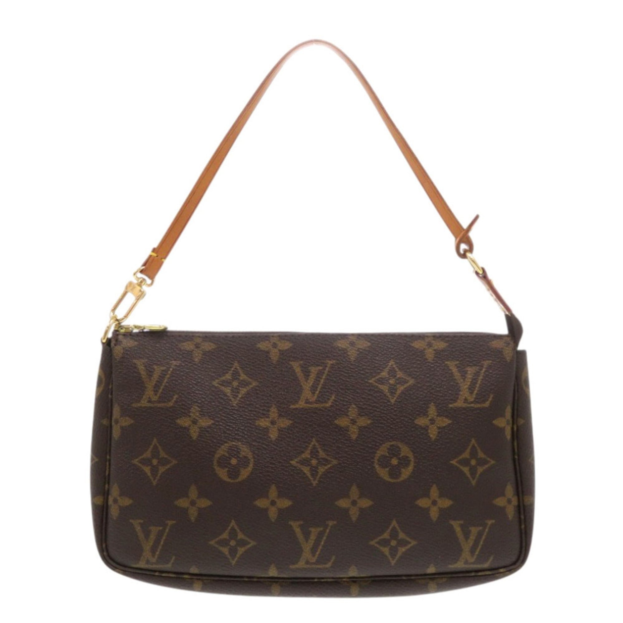Louis Vuitton Brown Monogram Pochette Pouch