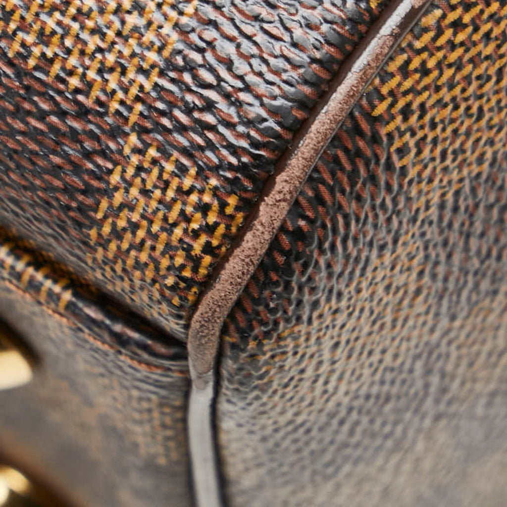 Louis Vuitton Damier Brown Pvc Leather Handbag Shoulder Bag
