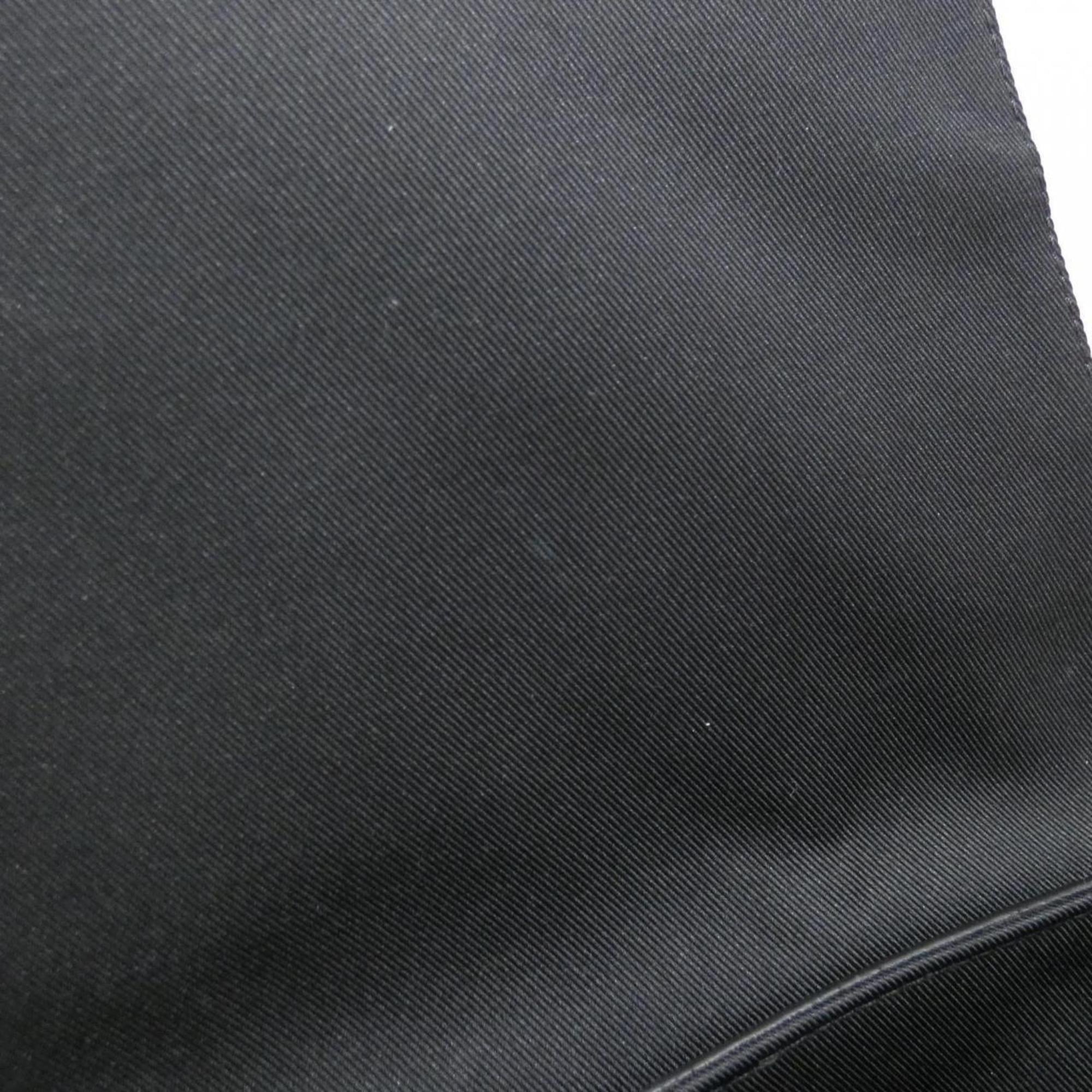 Louis Vuitton Black Denim Leather Shoulder Bag