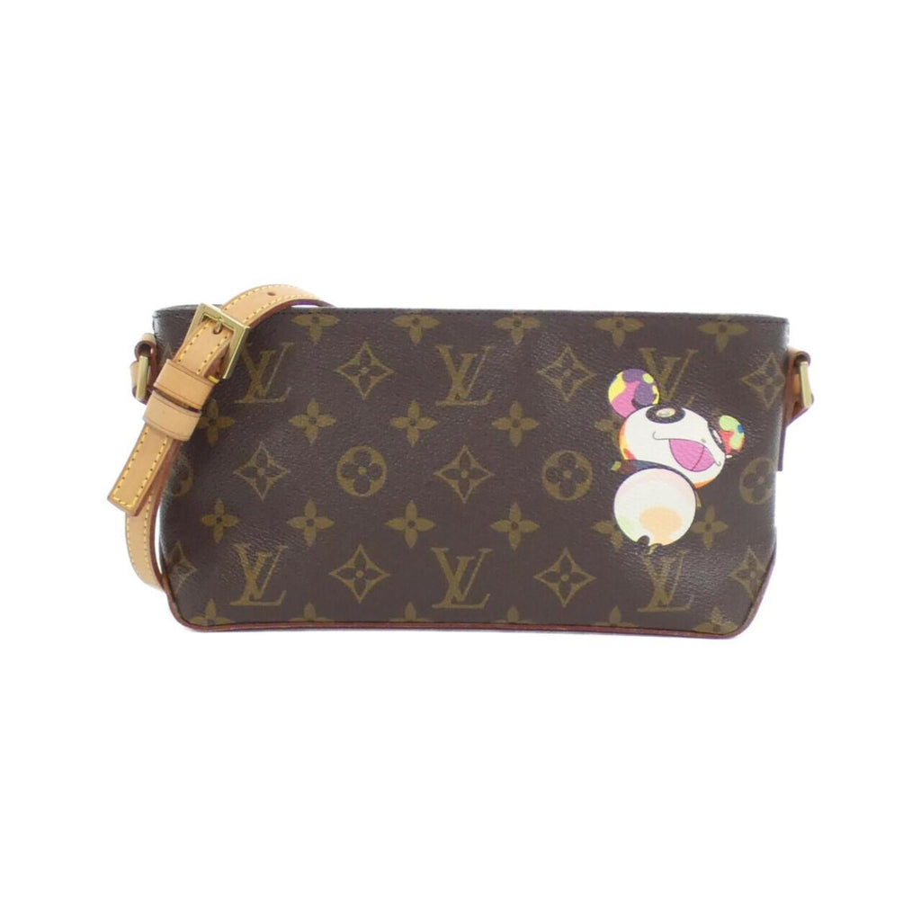 Louis Vuitton Brown Marron Monogram Panda Coated Canvas Shoulder Bag