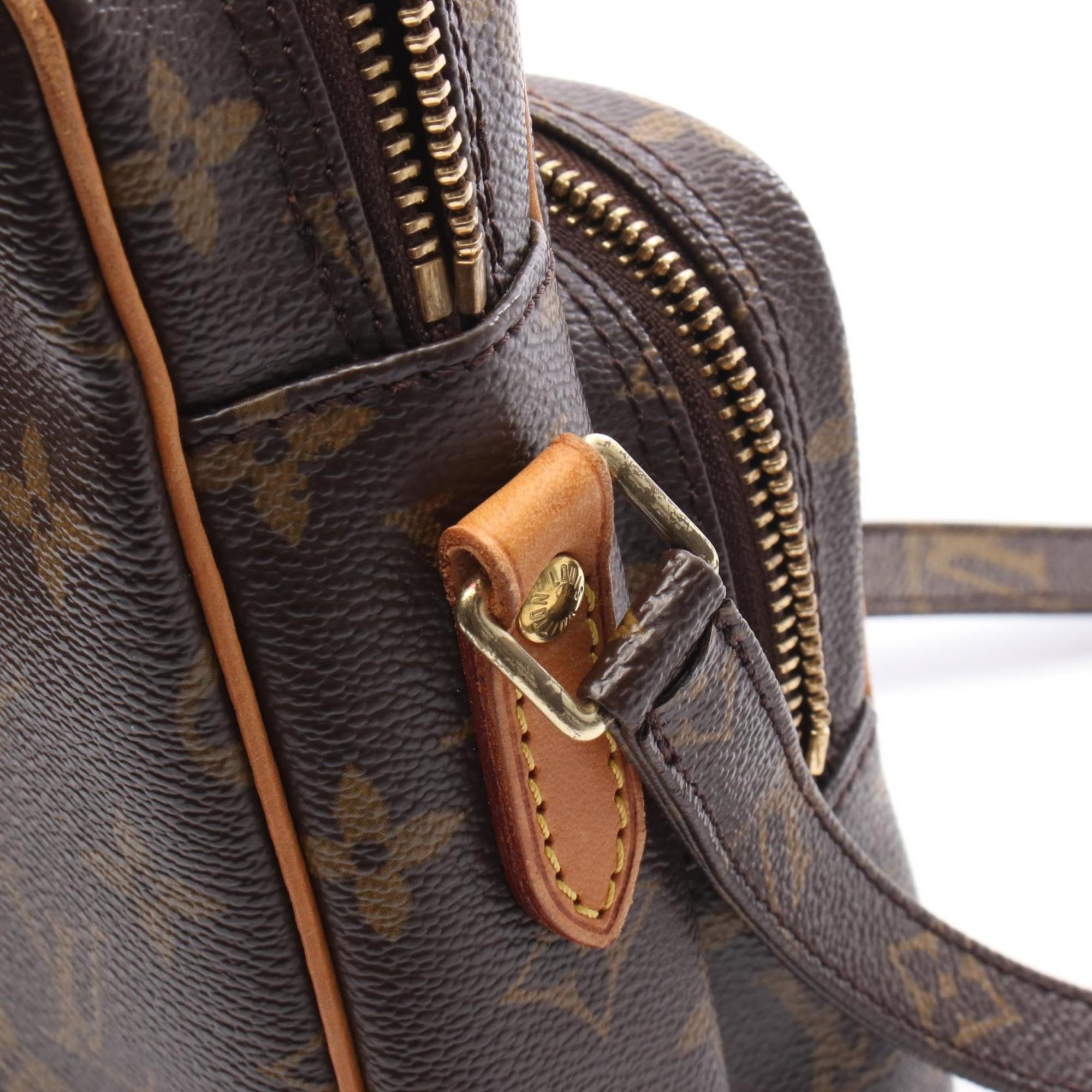 Louis Vuitton Brown Monogram Coated Canvas Shoulder Bag