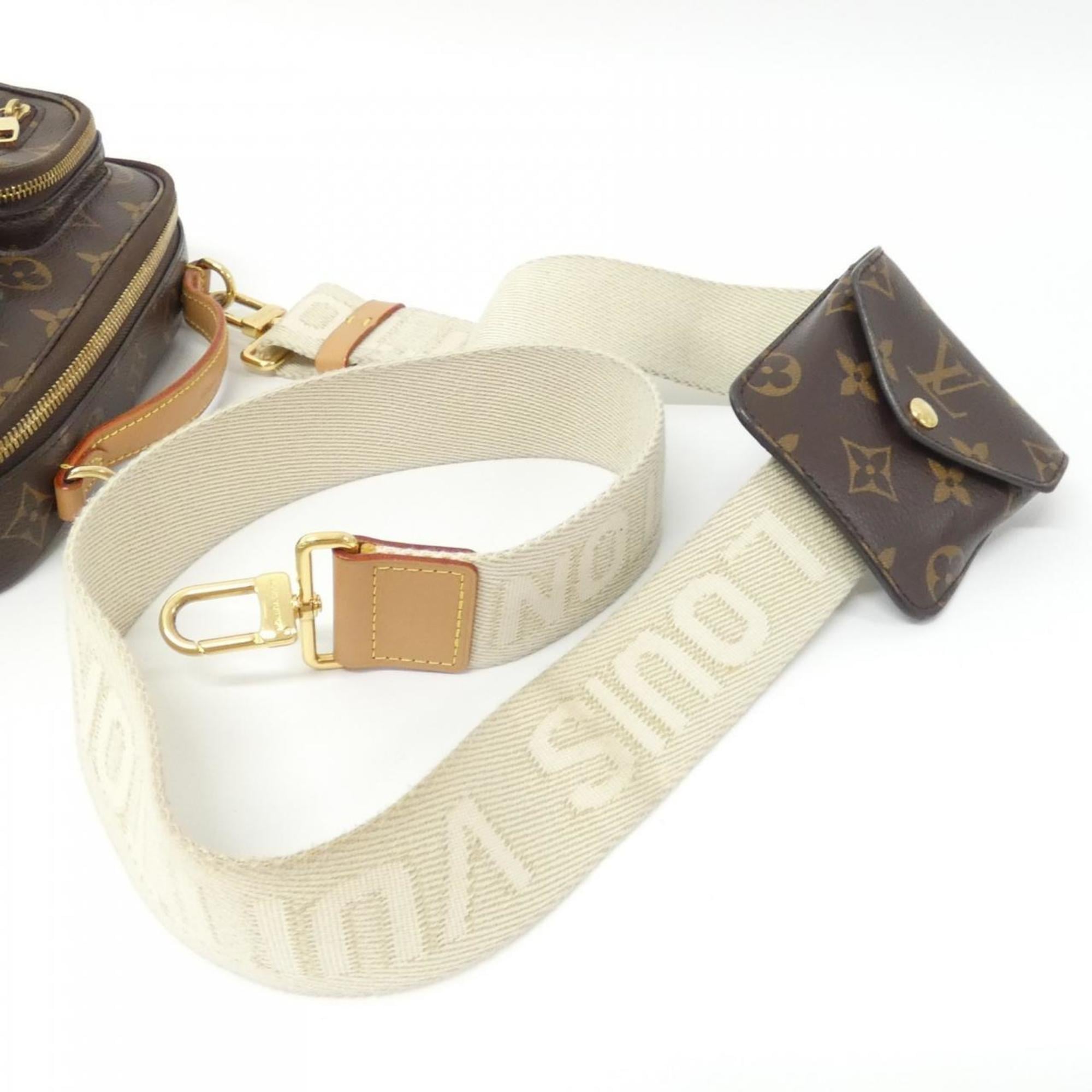 Louis Vuitton Marron Coated Canvas Pouch Shoulder Bag