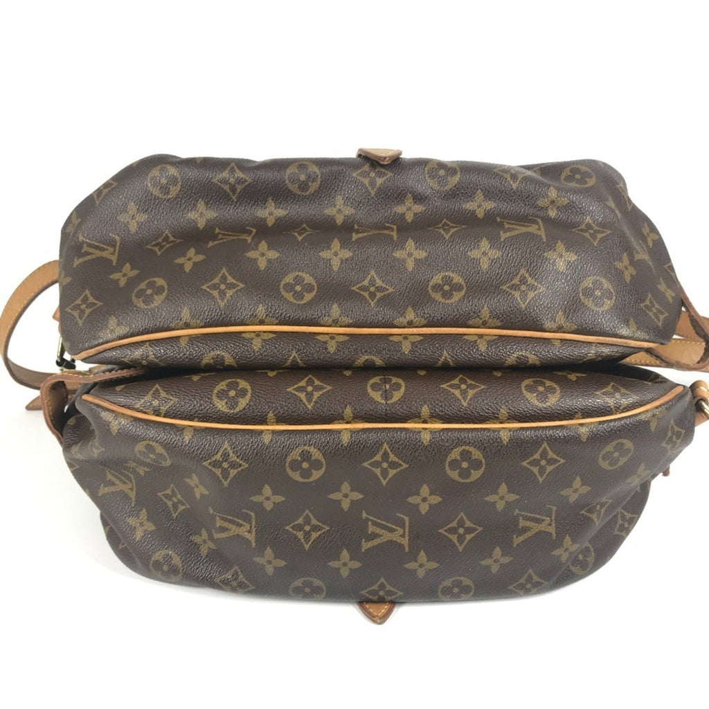 Louis Vuitton Brown Monogram Canvas Shoulder Bag