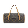 Louis Vuitton Marron Coated Canvas Handbag
