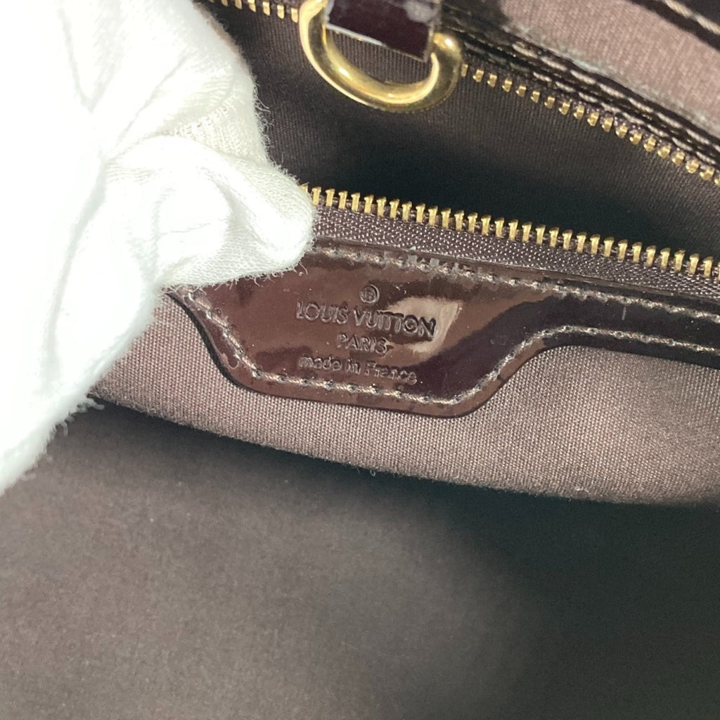 Louis Vuitton Amarante Purple Monogram Vernis Handbag Tote Bag