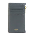 Celine Gray Leather Coin Purse/Coin Case