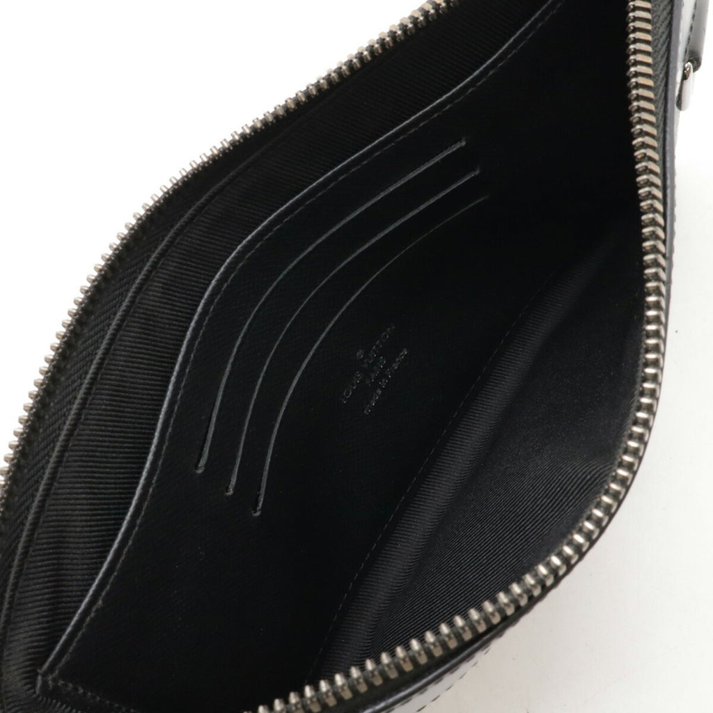 Louis Vuitton Monogram Eclipse Pvc Clutch Bag Pochette Pouch