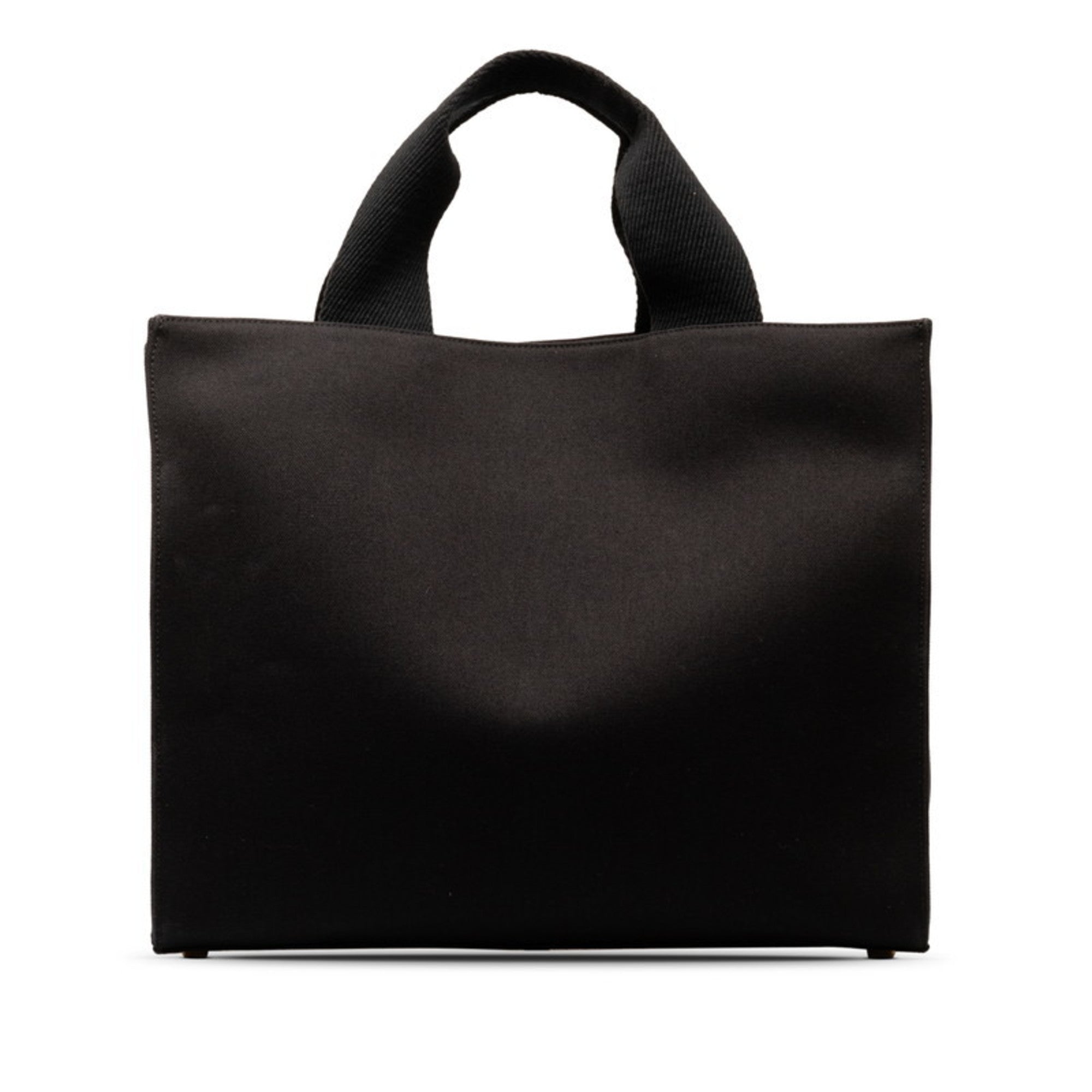 Fendi Black Canvas Shoulder Bag Tote Bag