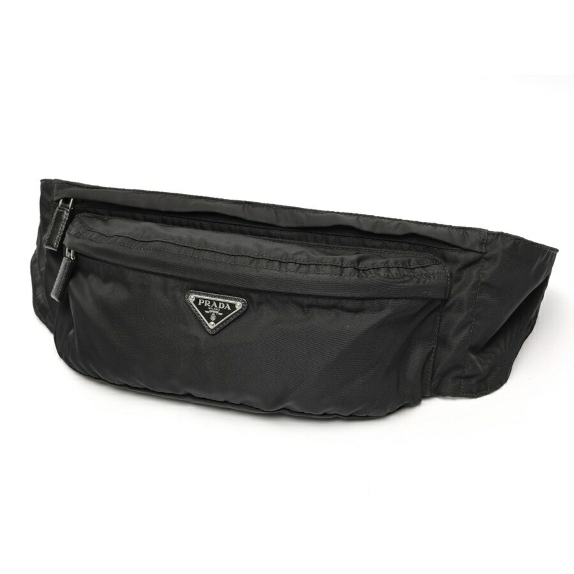 Prada Black Fabric Fanny Pack