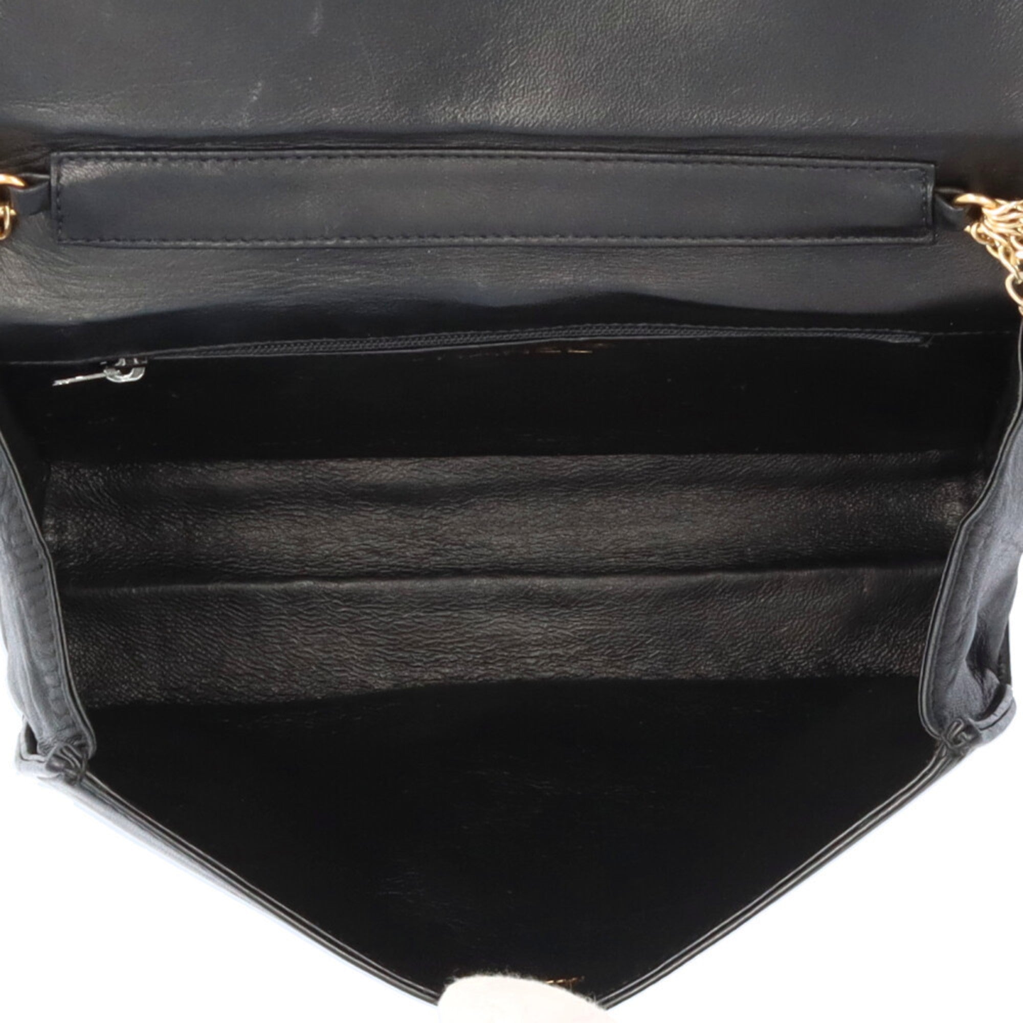 Chanel Black Leather Shoulder Bag