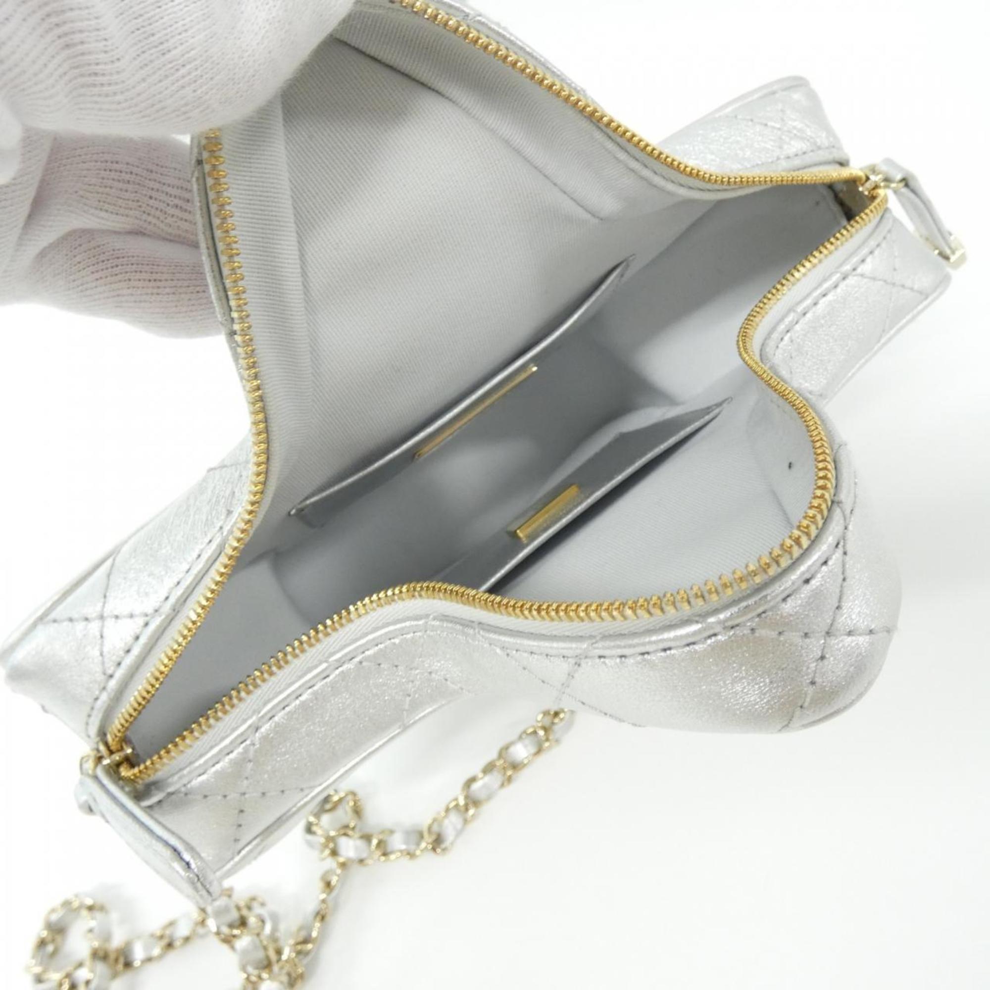 Chanel Silver Shoulder Bag