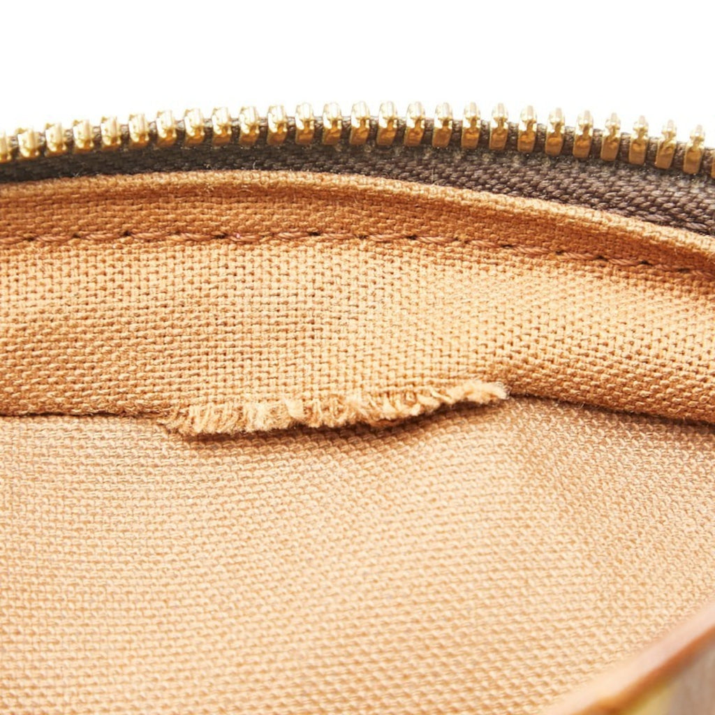 Louis Vuitton Brown Pvc Leather Sling Bag