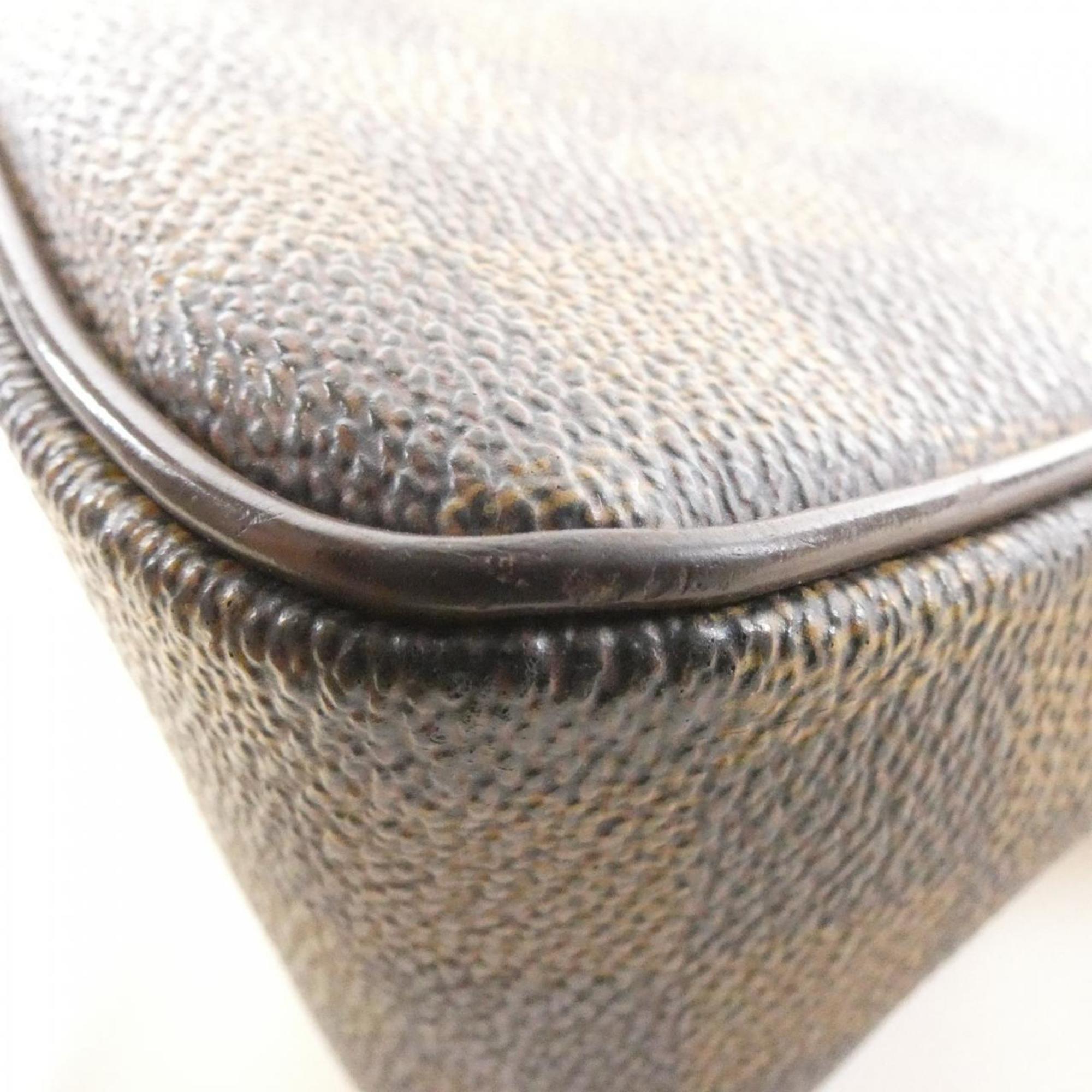 Louis Vuitton Brown Coated Canvas Shoulder Bag
