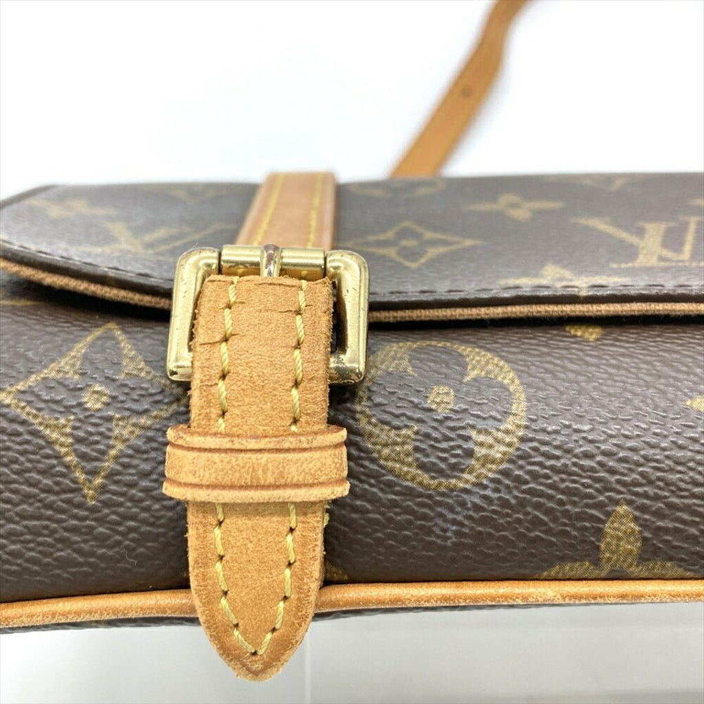 Louis Vuitton Monogram Brown Monogram Pochette Shoulder Bag