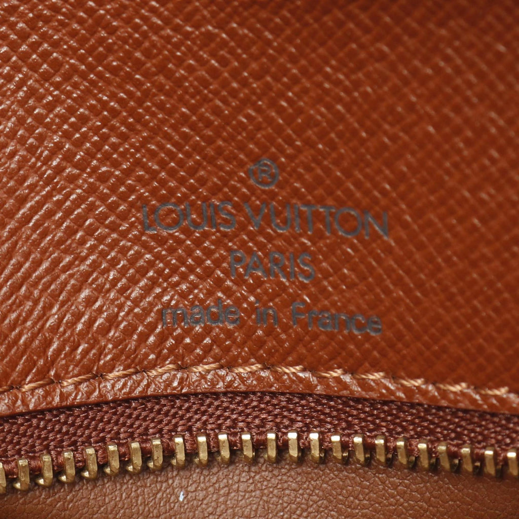 Louis Vuitton Monogram Brown Coated Canvas Leather Shoulder Bag