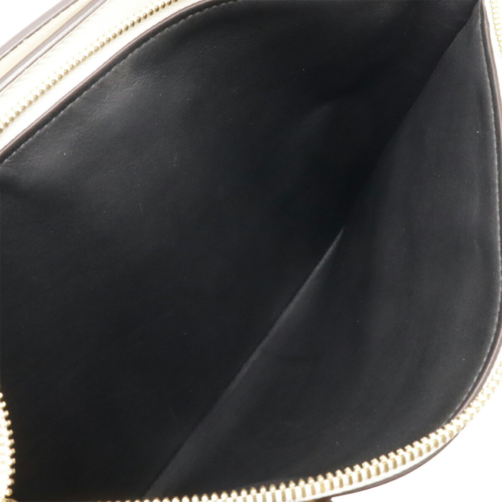 Louis Vuitton White Leather Handbag